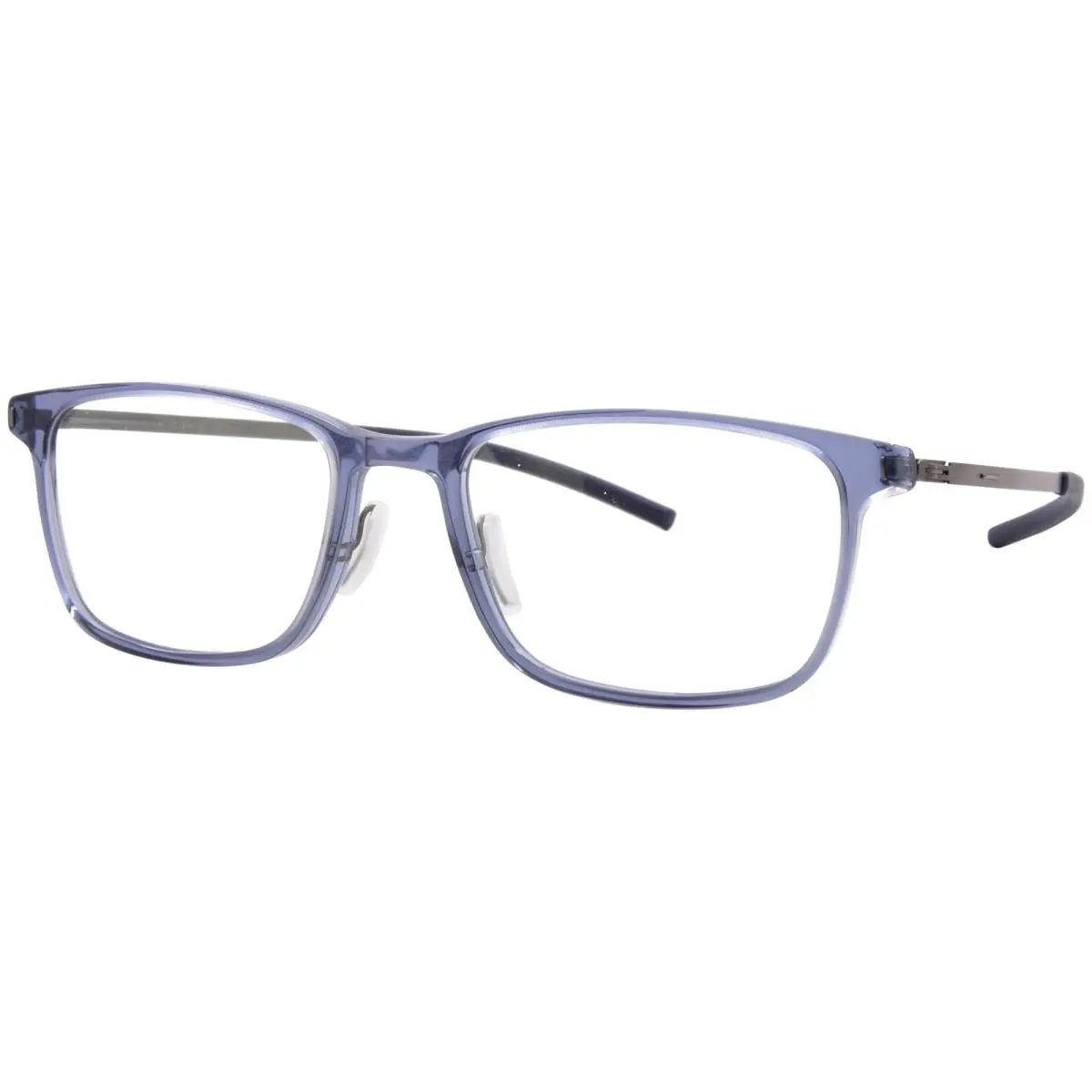 Ic Berlin Akito Eyeglasses Men`s Blue Waters Full Rim Rectangle Shape 53mm