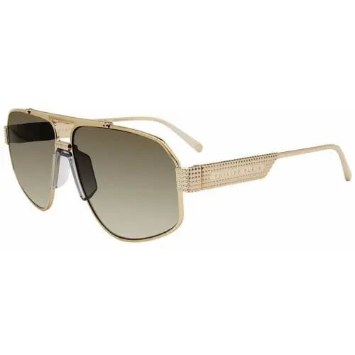 Philipp Plein SPP106M Grey Gold 08ff Sunglasses