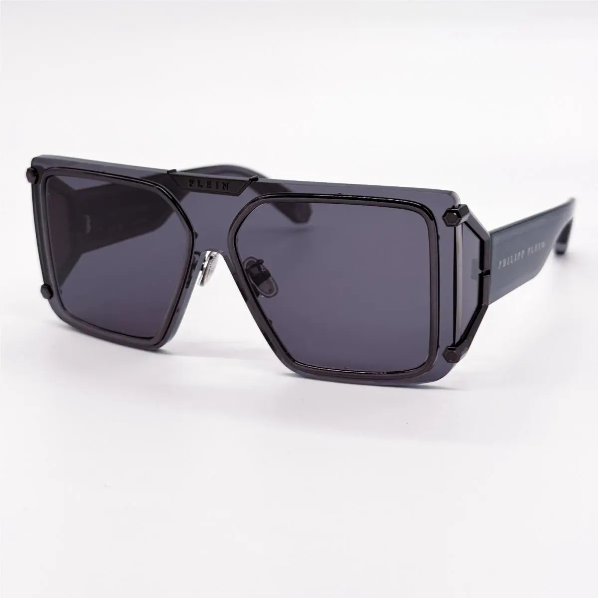 Philipp Plein Revolution SPP096M 0I86 Black Unisex Sunglasses Philipp Ple