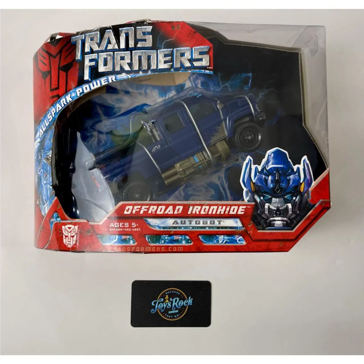 Transformers Ironhide Allspark Power Voyager Offroad Blue Figure Hasbro Usa