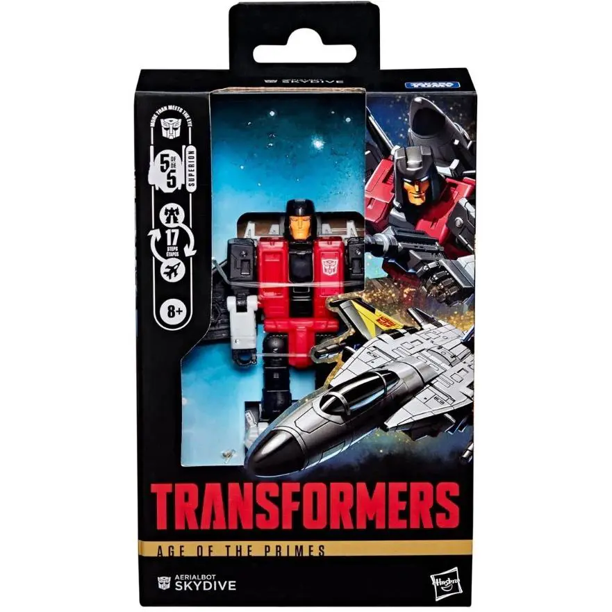 Transformers Age of The Primes Skydive Deluxe Action Figure Build Superion