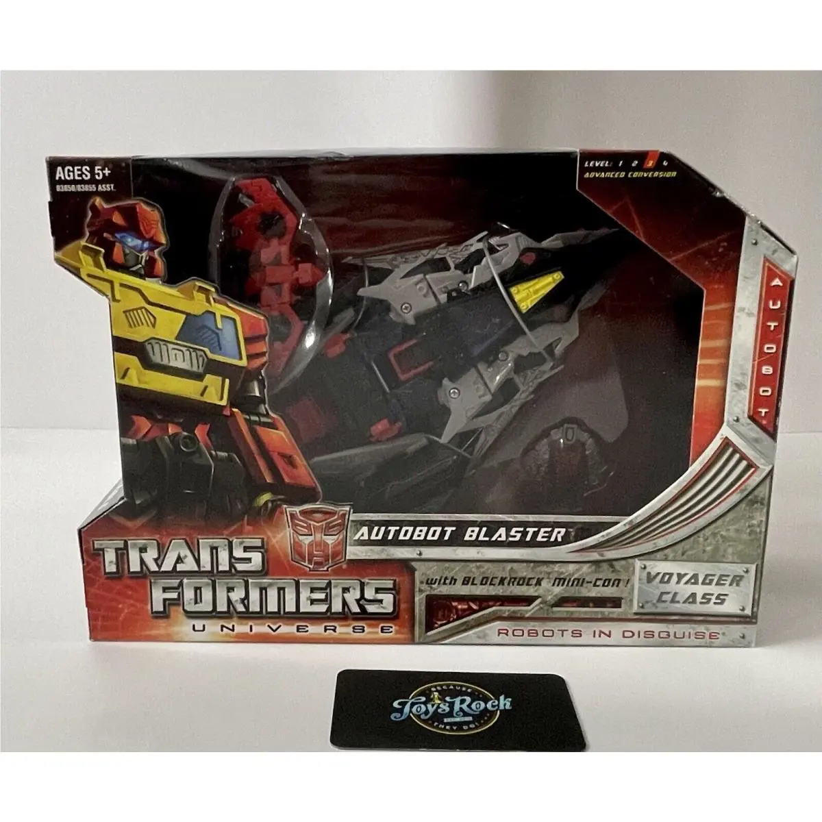 Blaster Blockrock Transformers Universe Classics 2.0 Usa 2008 Hasbro G1 US