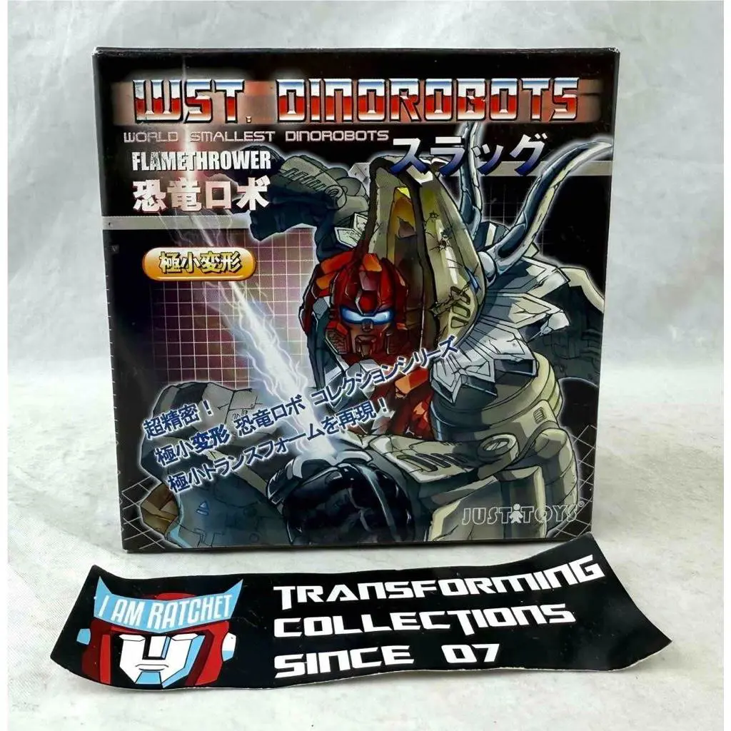 Transformers Wst Dinobots Justitoys 2006 Slag Flamethrower Misb