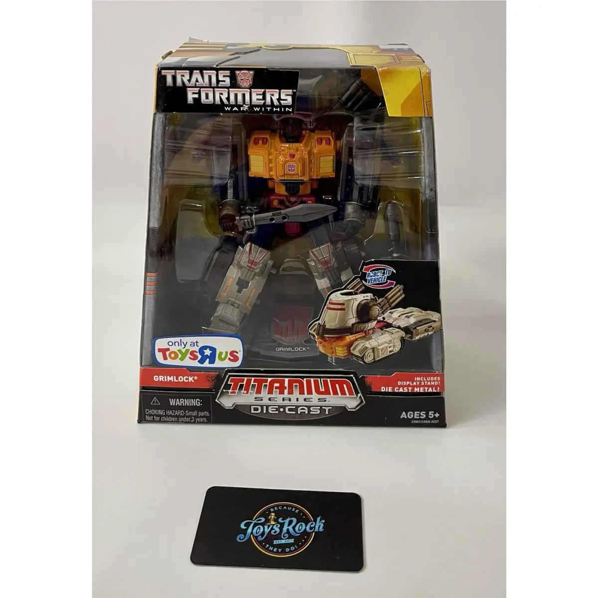 2007 Hasbro Transformers War Within Tru Ex. Grimlock ..new/sealed Die-cast