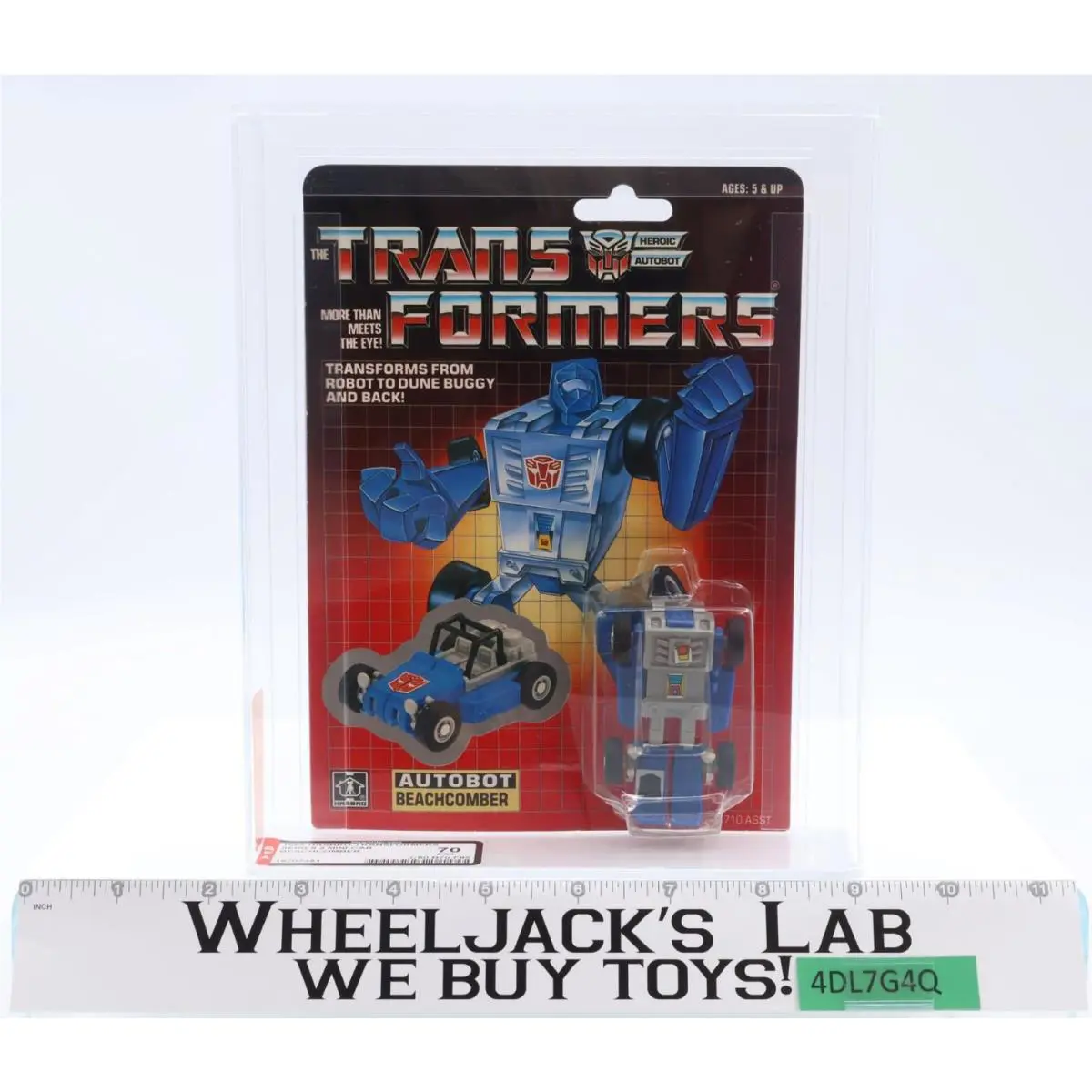 Beachcomber Afa Graded 70 80/70/85 G1 Transformers 1985 Hasbro