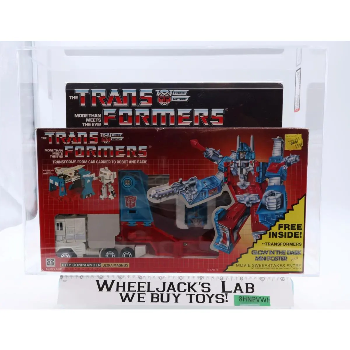 Ultra Magnus Painted Face Afa Graded 75+ 75/80/80 G1 Transformers Hasbro