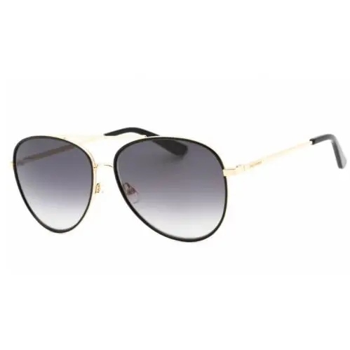 Juicy Couture JU599/S RHL90 Gold/black Aviator Sunglasses 59-14-135MM