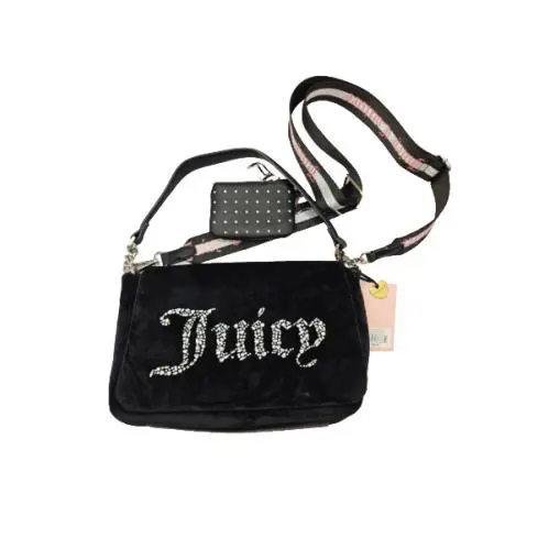 Juicy Couture `all That Gliiters` Tote/satchel/bag Liqourice