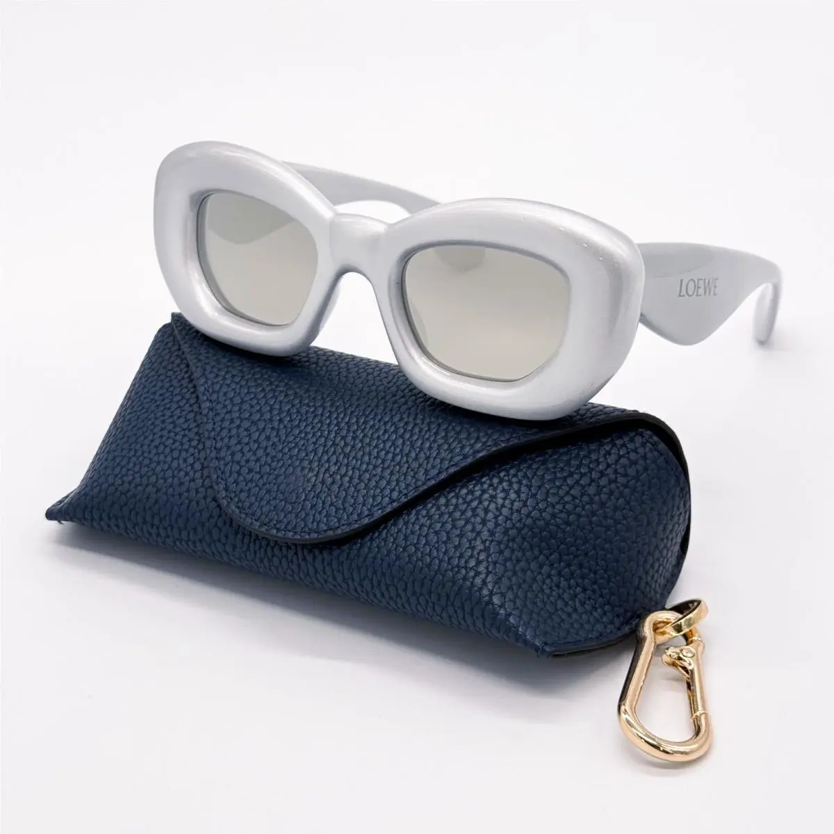 Loewe LW40117I 20C Silver Unisex Sunglasses Loewe