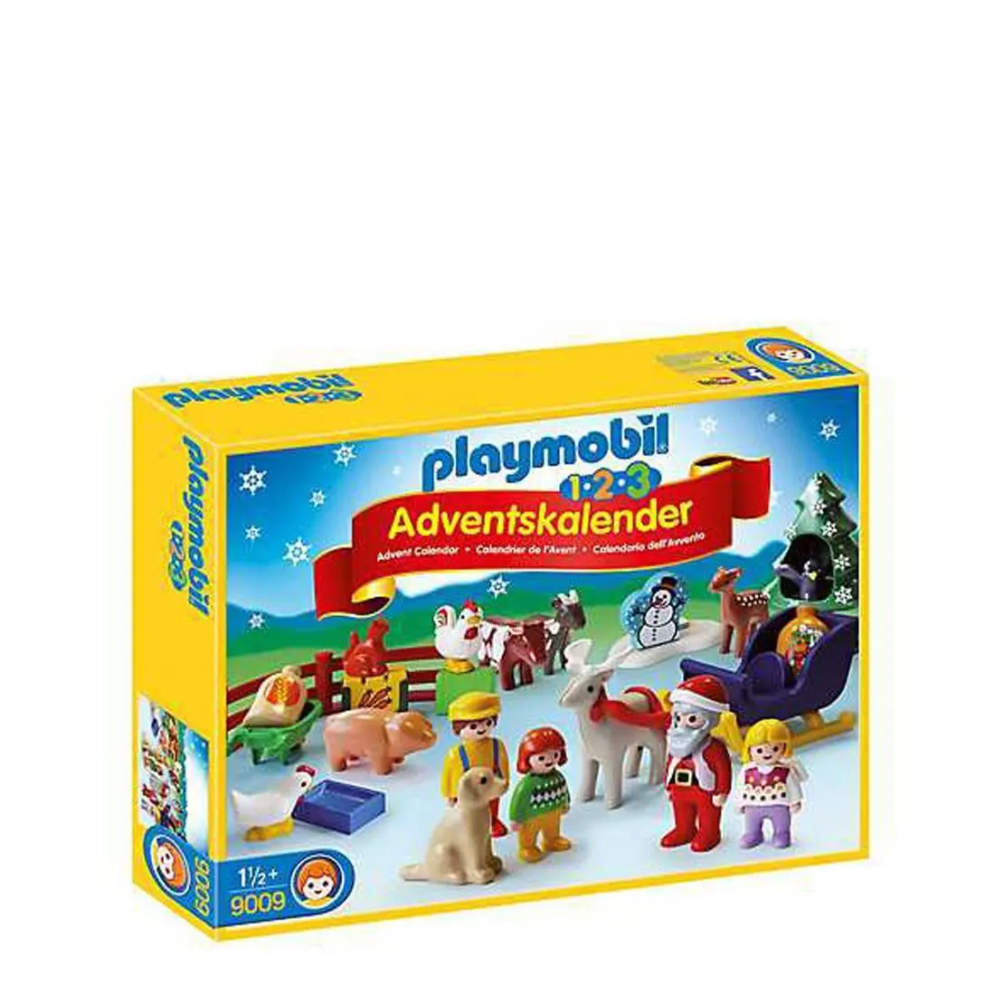Playmobil 1.2.3 Advent Calendar Christmas on The Farm Toy PM-9009 18 Months+