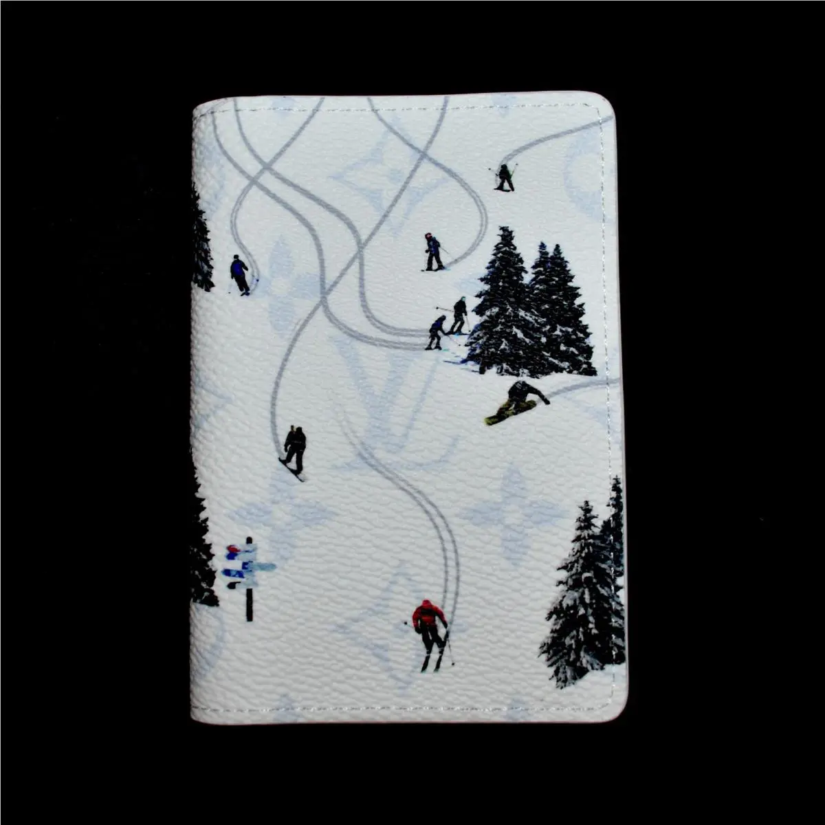 Louis Vuitton Ski Monogram Pocket Organizer Wallet Sports White