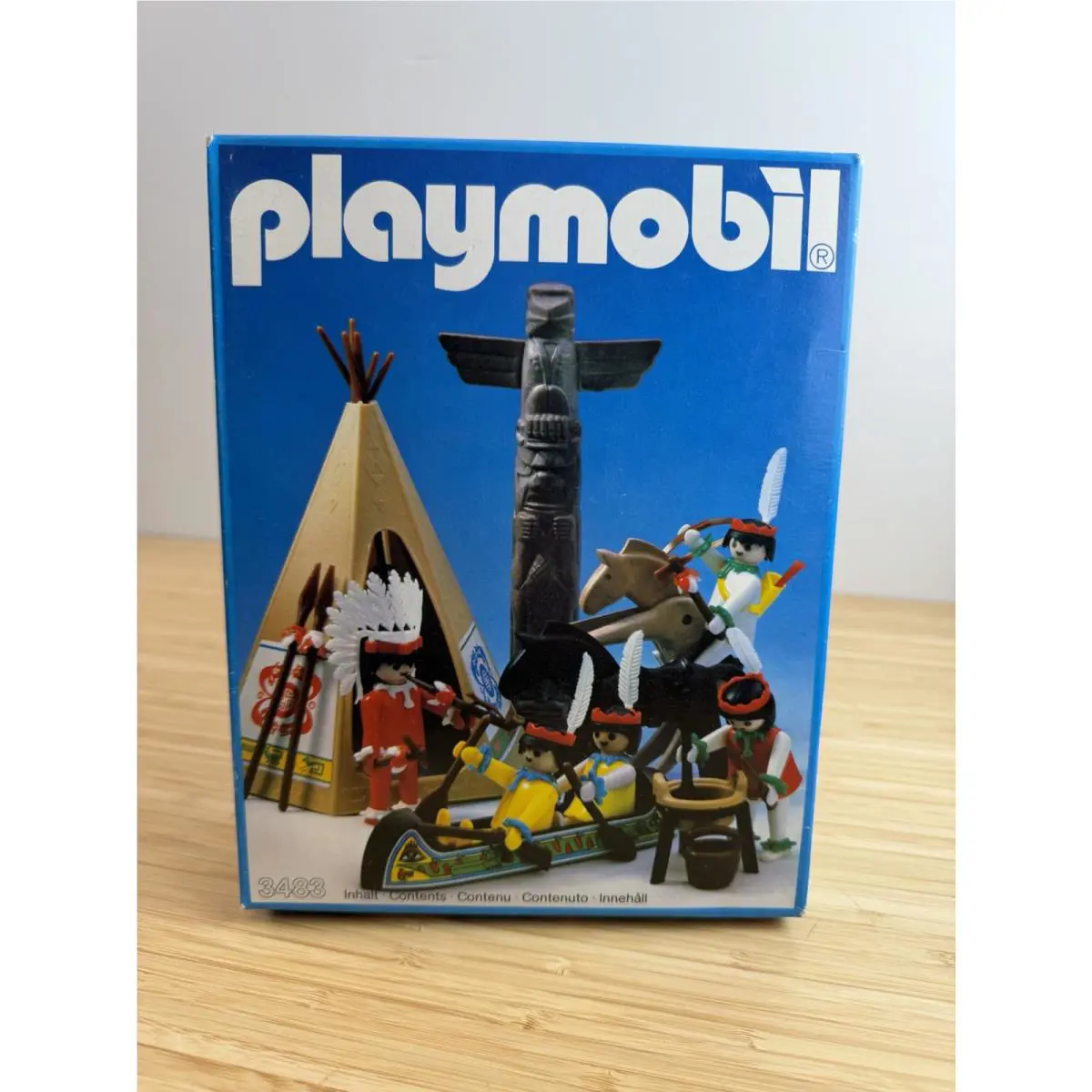 Playmobil 3483 Vintage 1985 Indian Native Camp