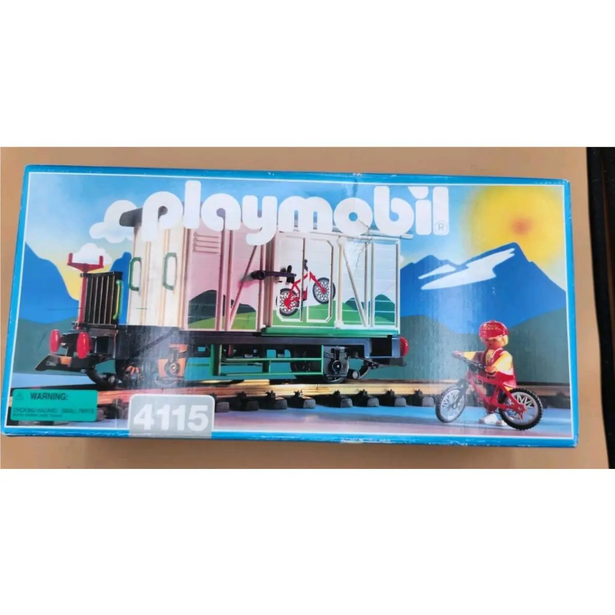Playmobil 4115 Bicycle Freight Train Car 1995
