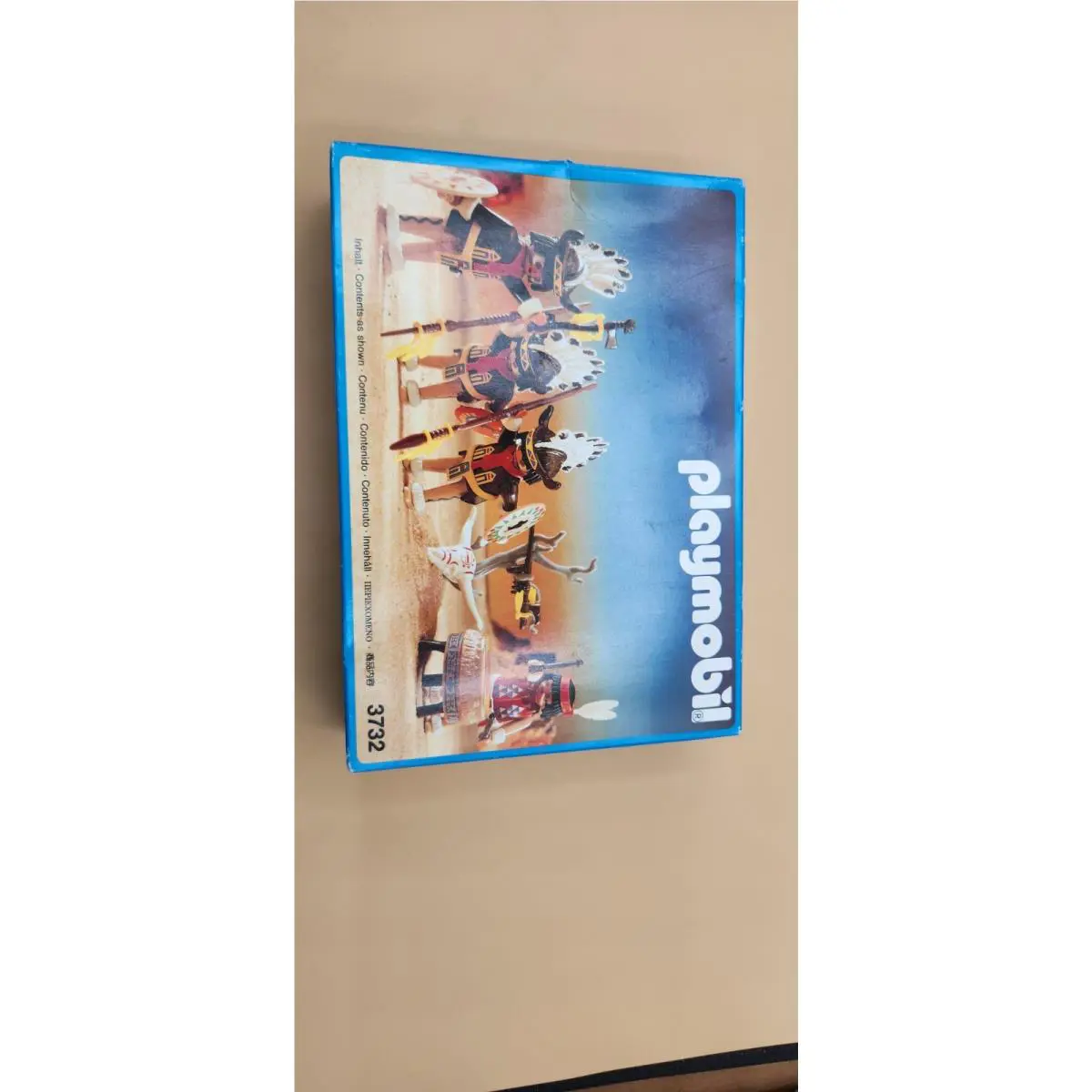 Vintage Playmobil 3732 Native American Buffalo Dancers 1992 Old Stock