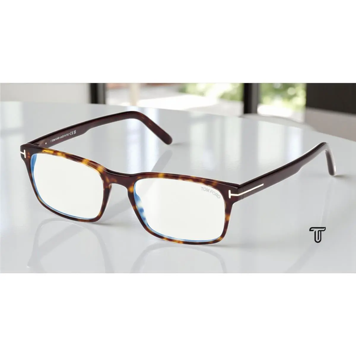 Tom Ford FT5938 B 052 BB Dark Havana 54 mm Men`s Eyeglasses