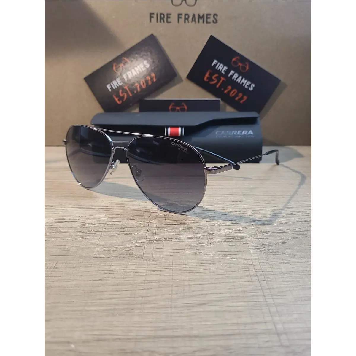 Carrera 2031T/S 6LB9O Ruthenium/grey Shaded Sunglasses 58-14-145