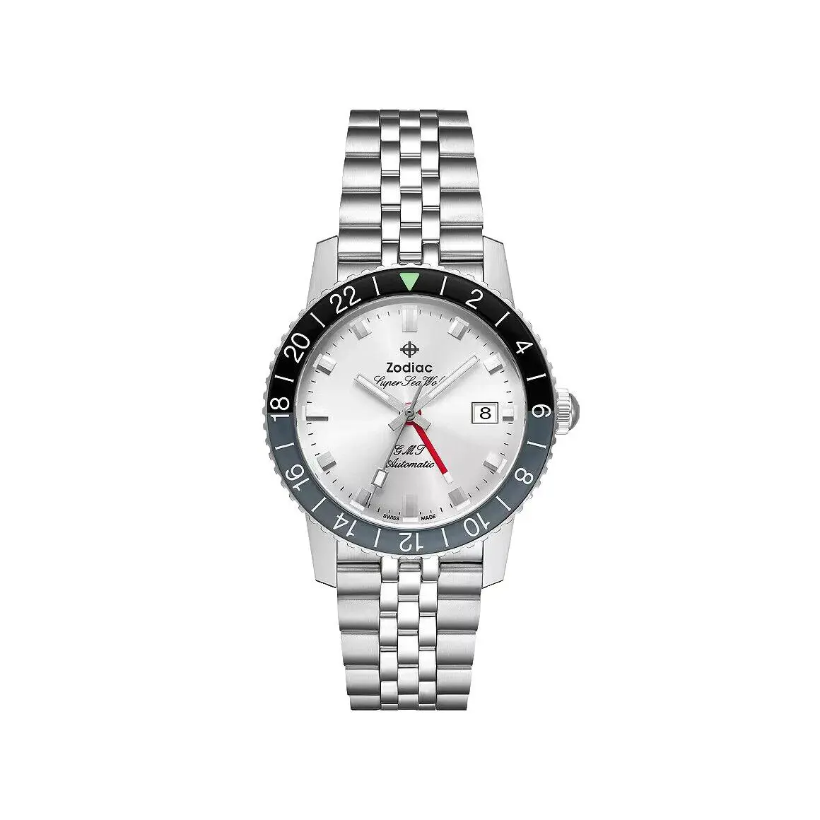 Super Sea Wolf Gmt Automatic Stainless Steel Watch ZO9415 by Zodiac