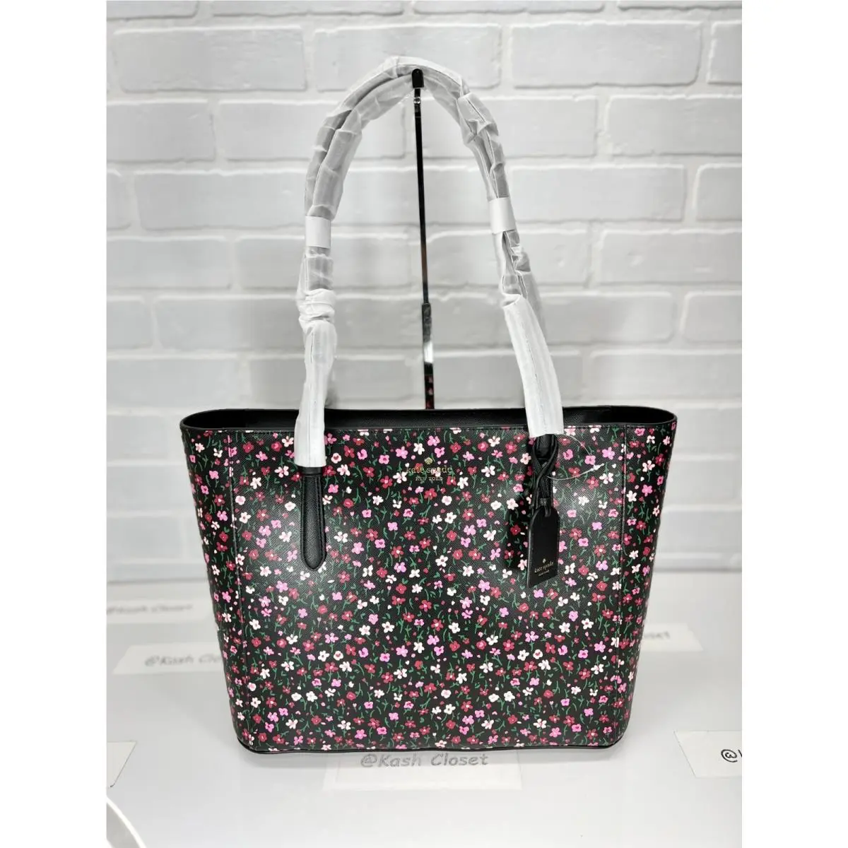 Schuyler Saffiano Medium Tote Black Multi by Kate Spade