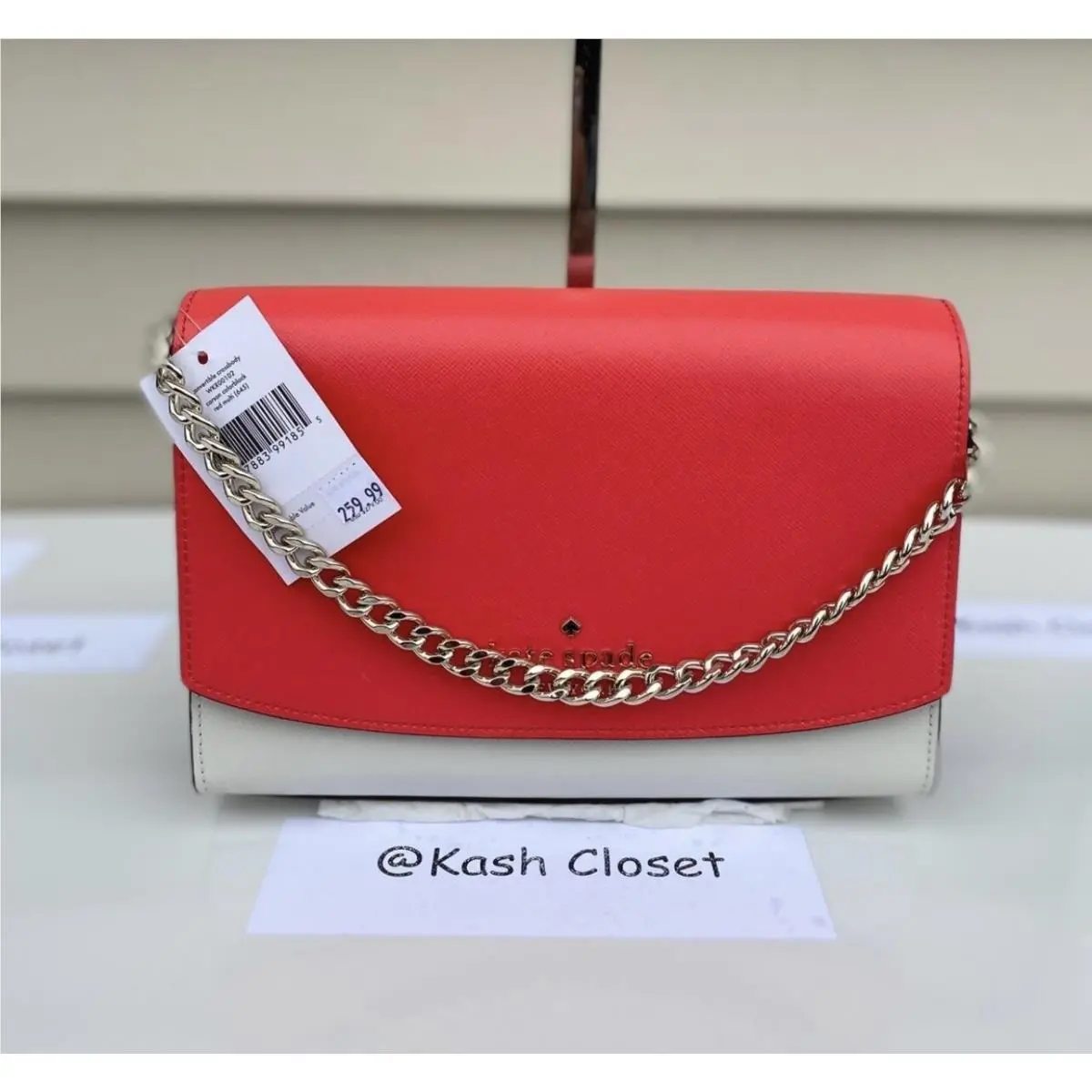 Crossbody Bag Carson Convertible Handbag Red Multi by Kate Spade