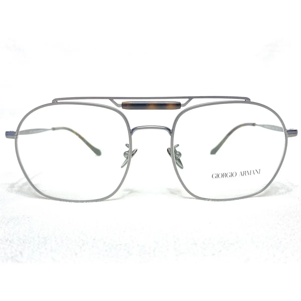Giorgio Armani AR5084 3003 Mens Gunmetal Aviator Eyeglasses Frames 53/19 145