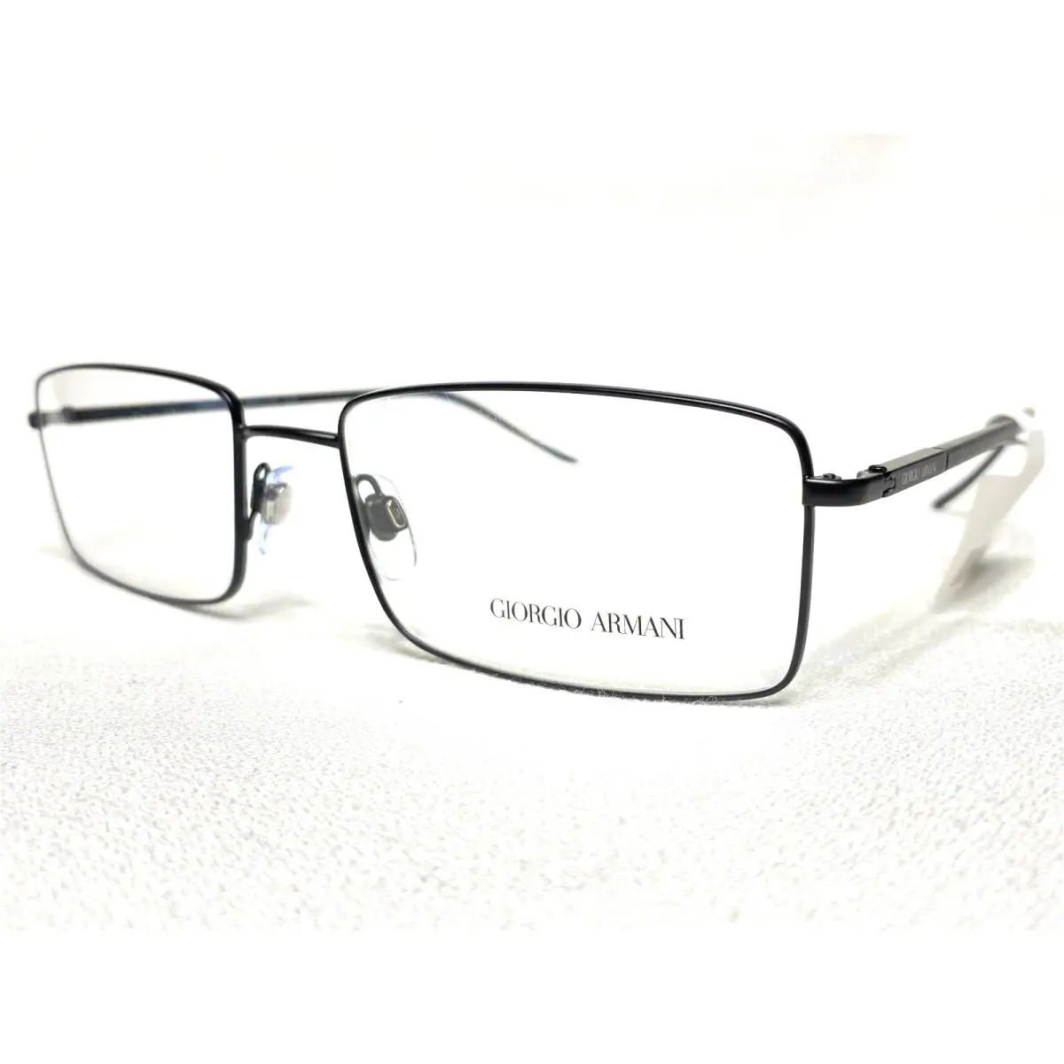 Giorgio Armani AR5035 3001 Mens Black Rectangle Eyeglasses Frames 56/18 140