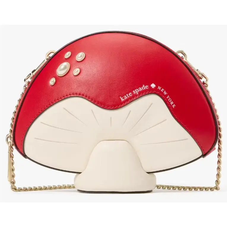 Kate Spade Take a Hike 3D Mushroom Crossbody Purse Chip N Dale - Limited Edition