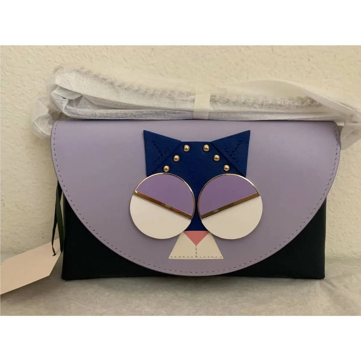 Kate Spade Spademals Gentle Panda Chain Wallet Crossbody Bag PWRU7504