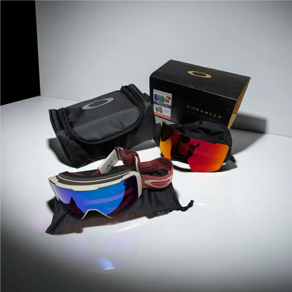 Oakley Snow Goggles Line Miner Pro M Hibiscus Prizm Argon Torch Iridium Lens