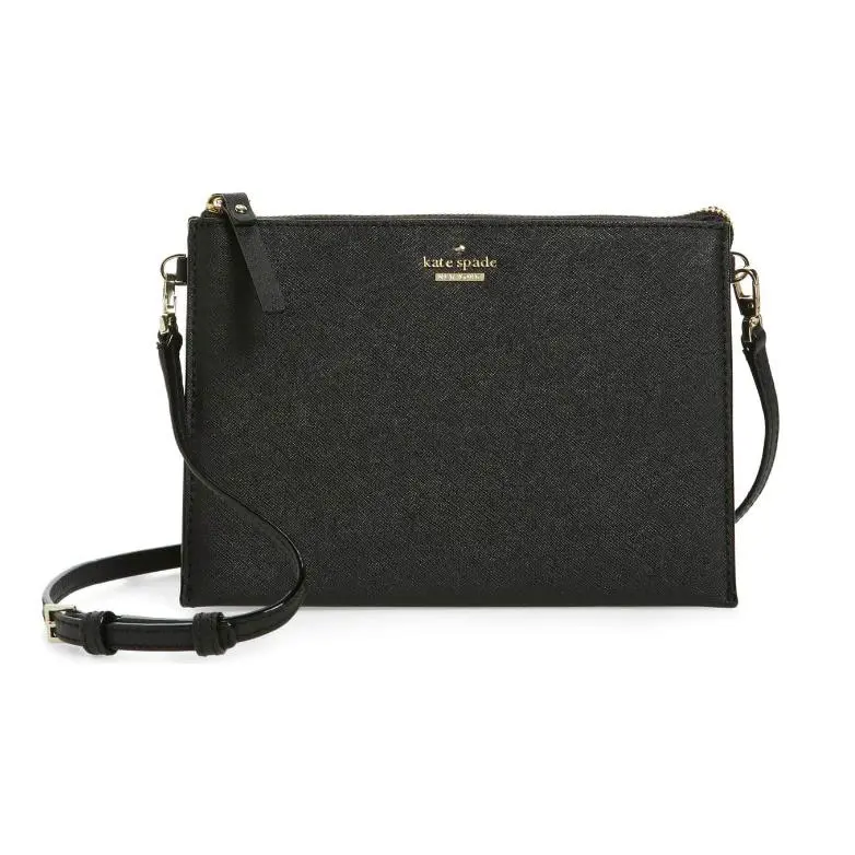 Womens Black Cameron Street Dilon Leather Crossbody Bag L129217 by Kate Spade