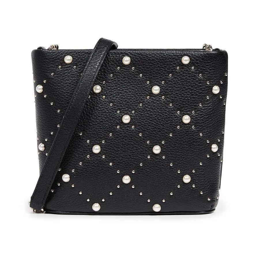 Kate Spade Hayes Street Pearl Ellery Crossbody Bag – Black Leather