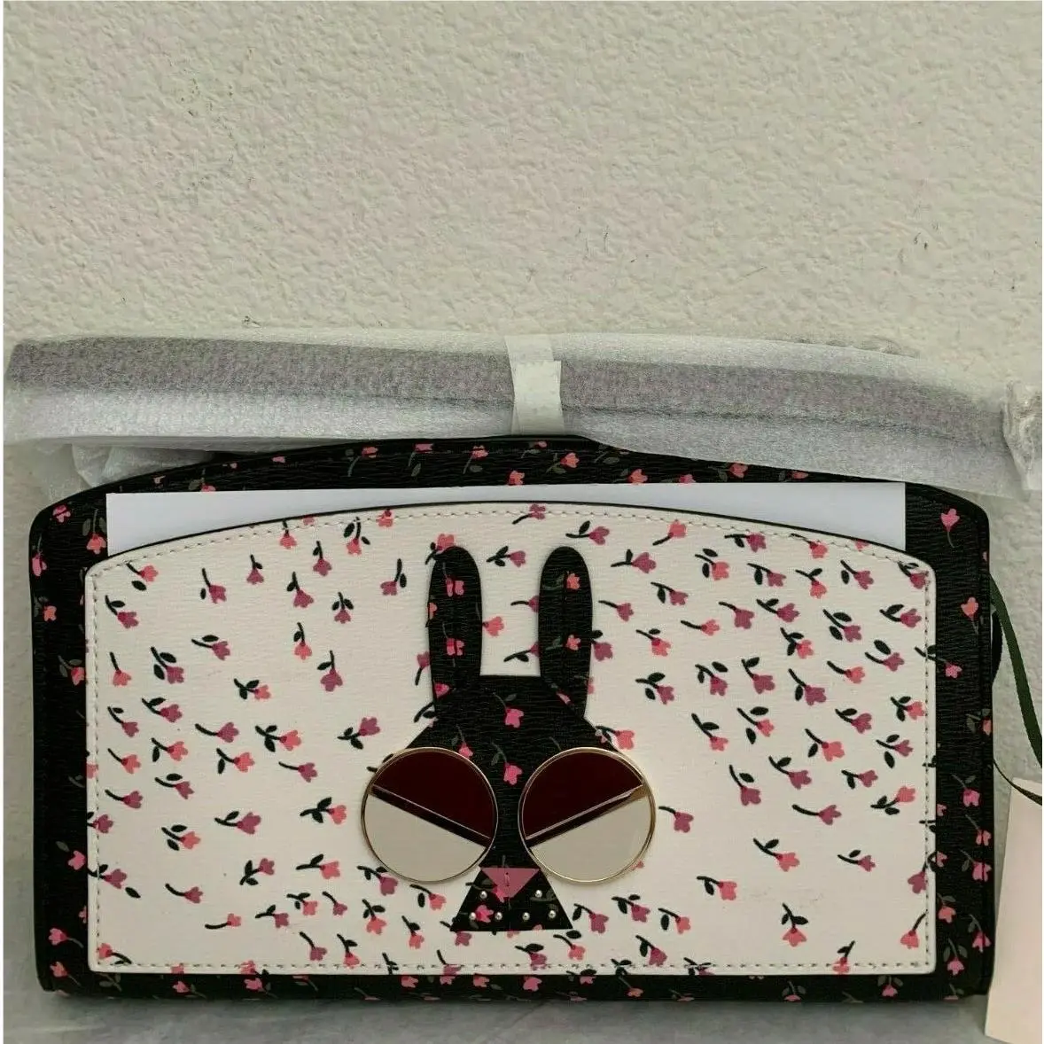 Kate Spade Spademals Money Bunny East West Crossbody Bag Collectable