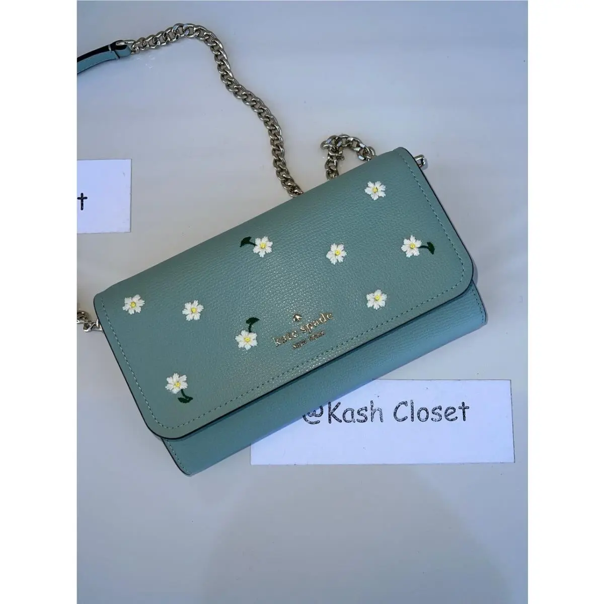 Crossbody Convertible Clutch Wallet Darcy Embroidered Chain Bag by Kate Spade