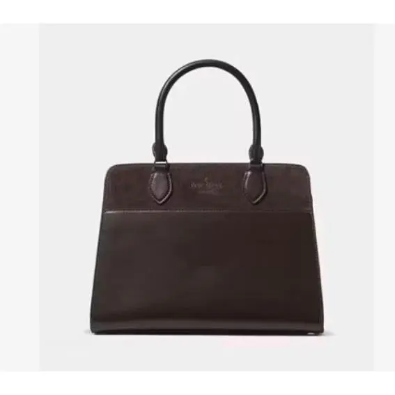 Womens Black Suede Madison Medium Satchel Handbag by Kate Spade