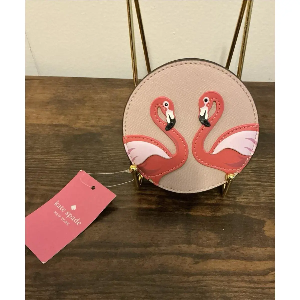 Modern Vintage Kate Spade York By The Pool Small Zip Coin Purse Wallet