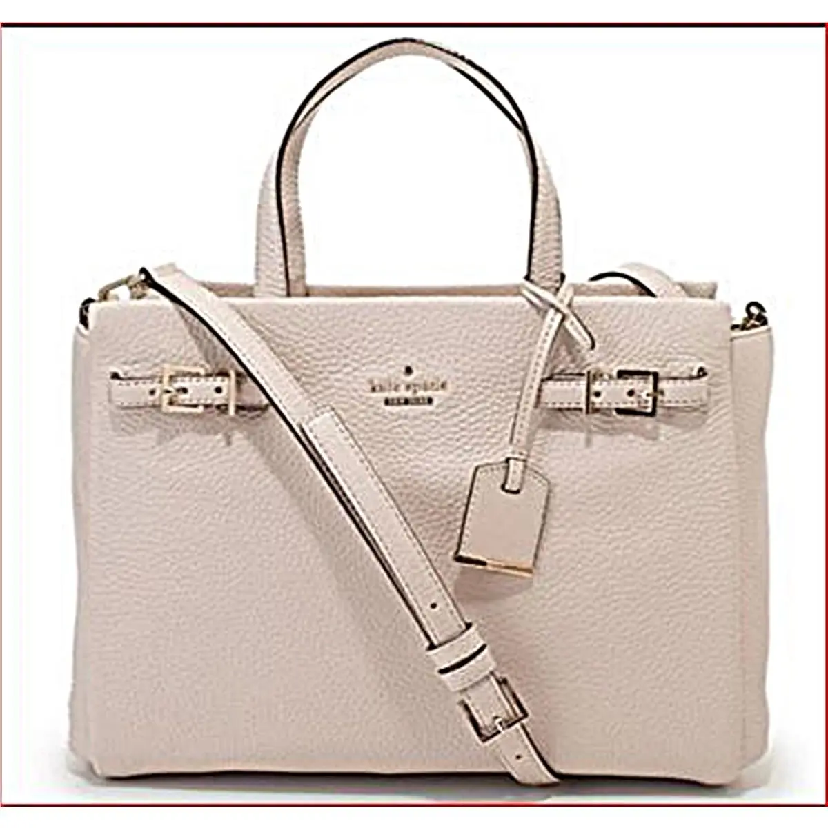 Kate Spade Holden Street Small Lanie Leather Satchel Pumice