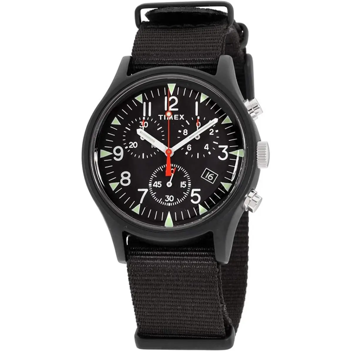 MK1 Aluminum Chronograph 40mm Fabric Strap Watch TW2R67700 by Timex