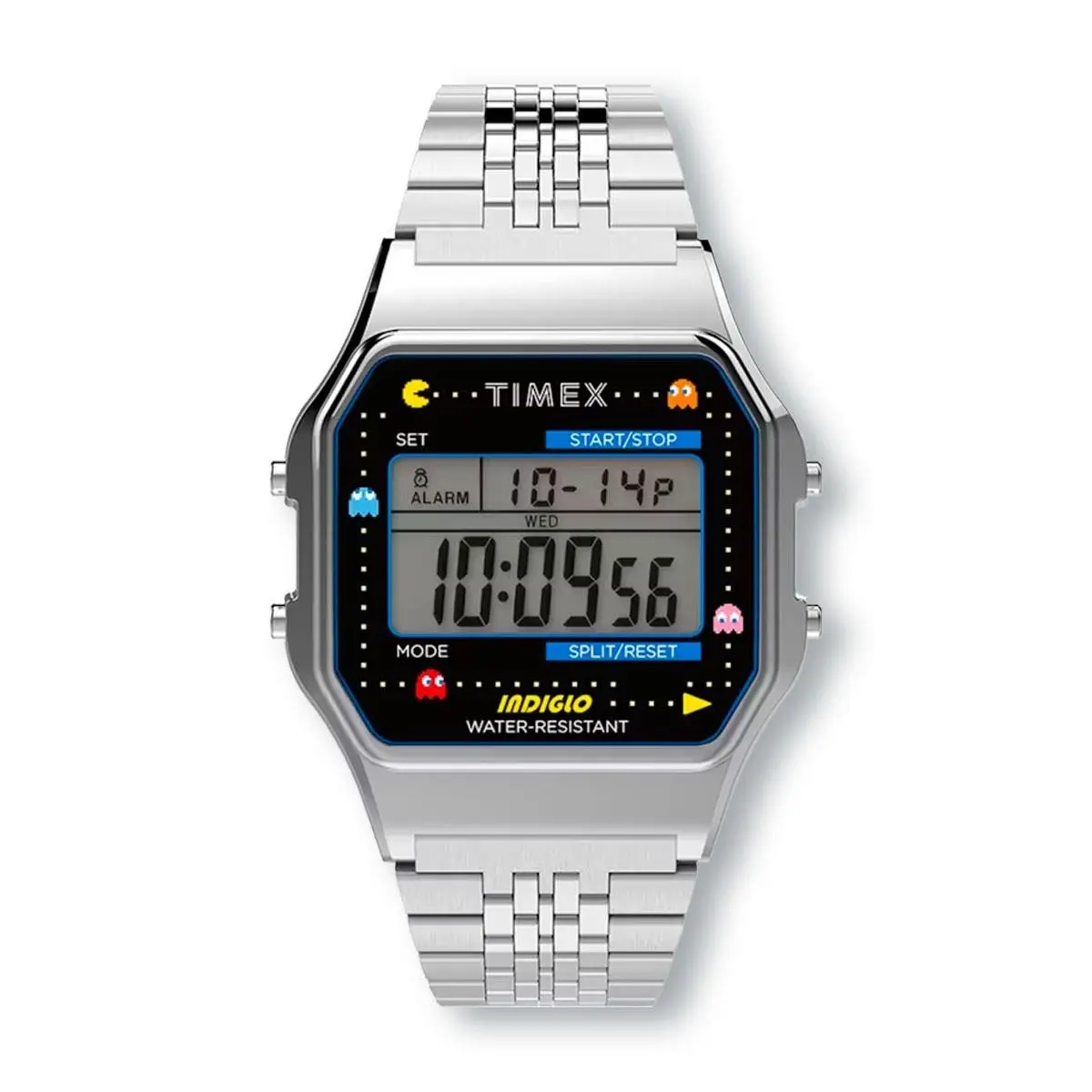 Timex T80 x Pac-man TW2U31900 Limited Edition Digital Stainless Steel Watch