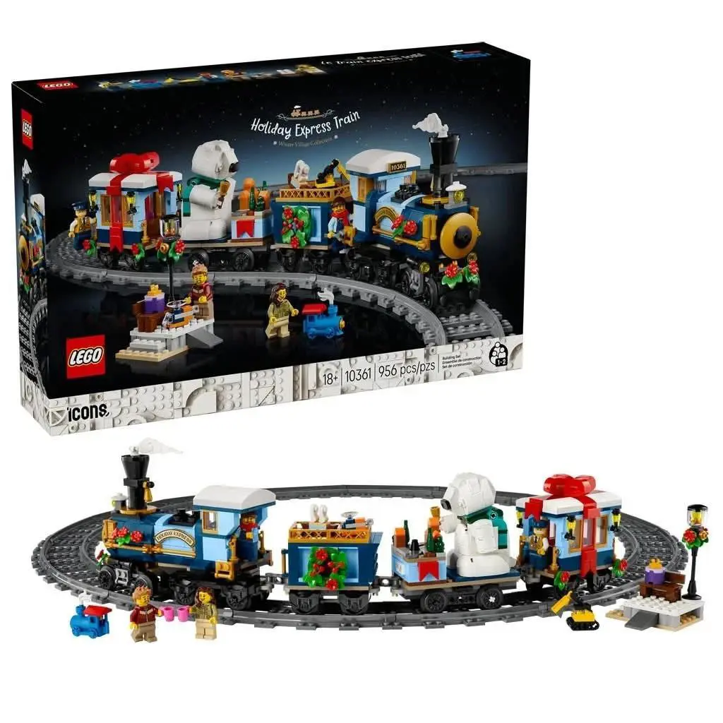 Lego Winter Village Holiday Express Train Set 10361 Ship in Extra Box