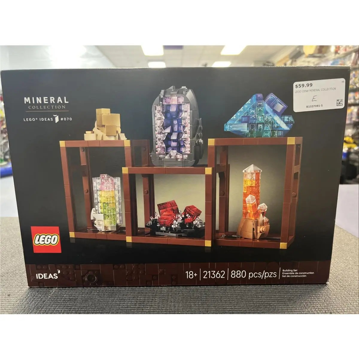Lego Ideas 21362 Mineral Collection 880pcs