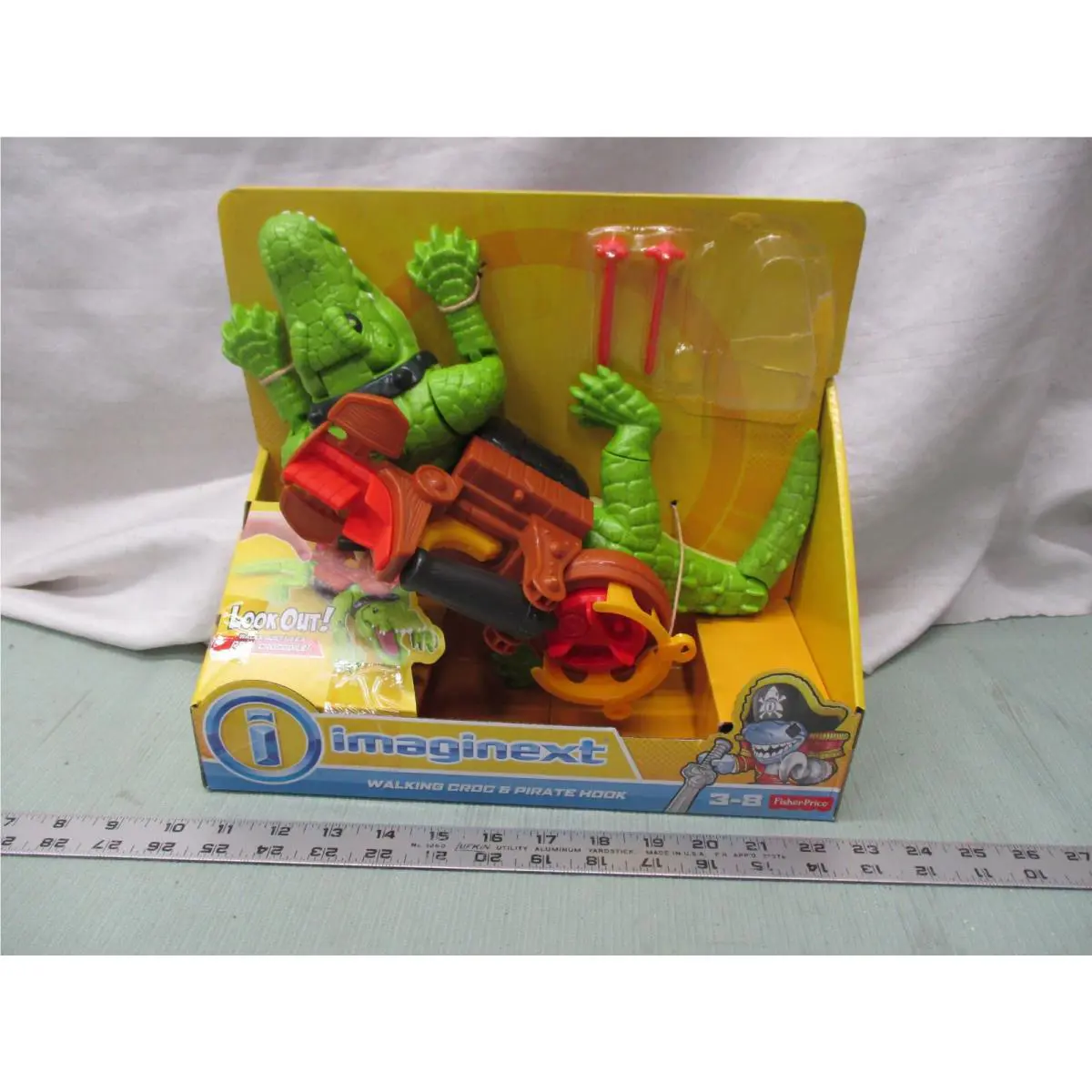 Fisher Price Imaginext Pirates Walking Croc and Pirate Hook Captain NO Figure