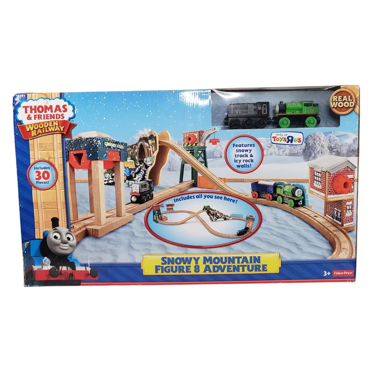 Thomas Friends 2013 Wooden Railway Snowy Mountain Figure 8 Adventure Toys R Us