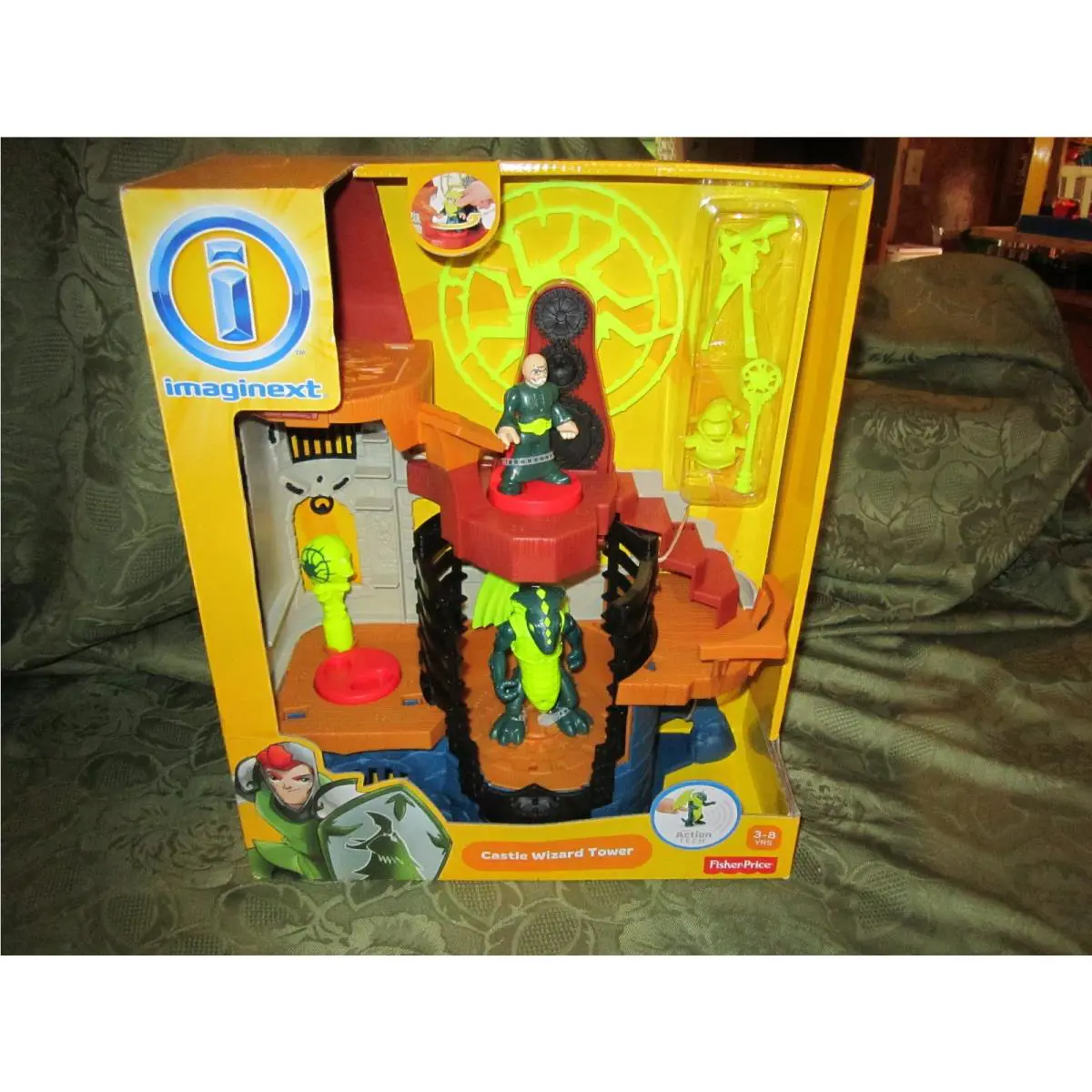 Fisher Price Imaginext Castle Wizard Tower 2013 Action Tech Dragon Castle Set