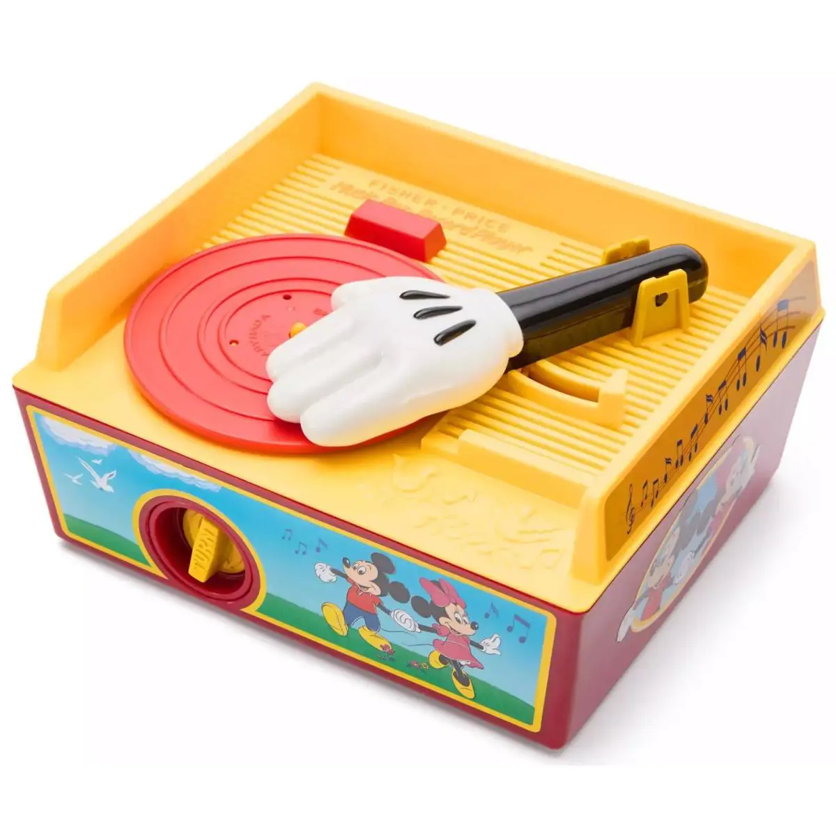 Fisher Price Disney Mickey Mouse Music Box Record Player Playset