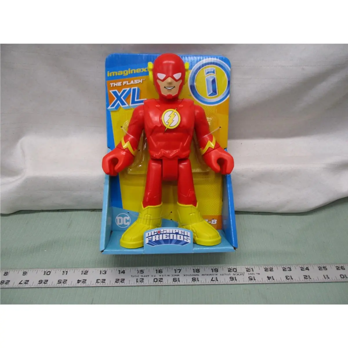 Fisher Price Imaginext XL Dc Super Friends The Flash Big 10 Inches Red Barry Toy