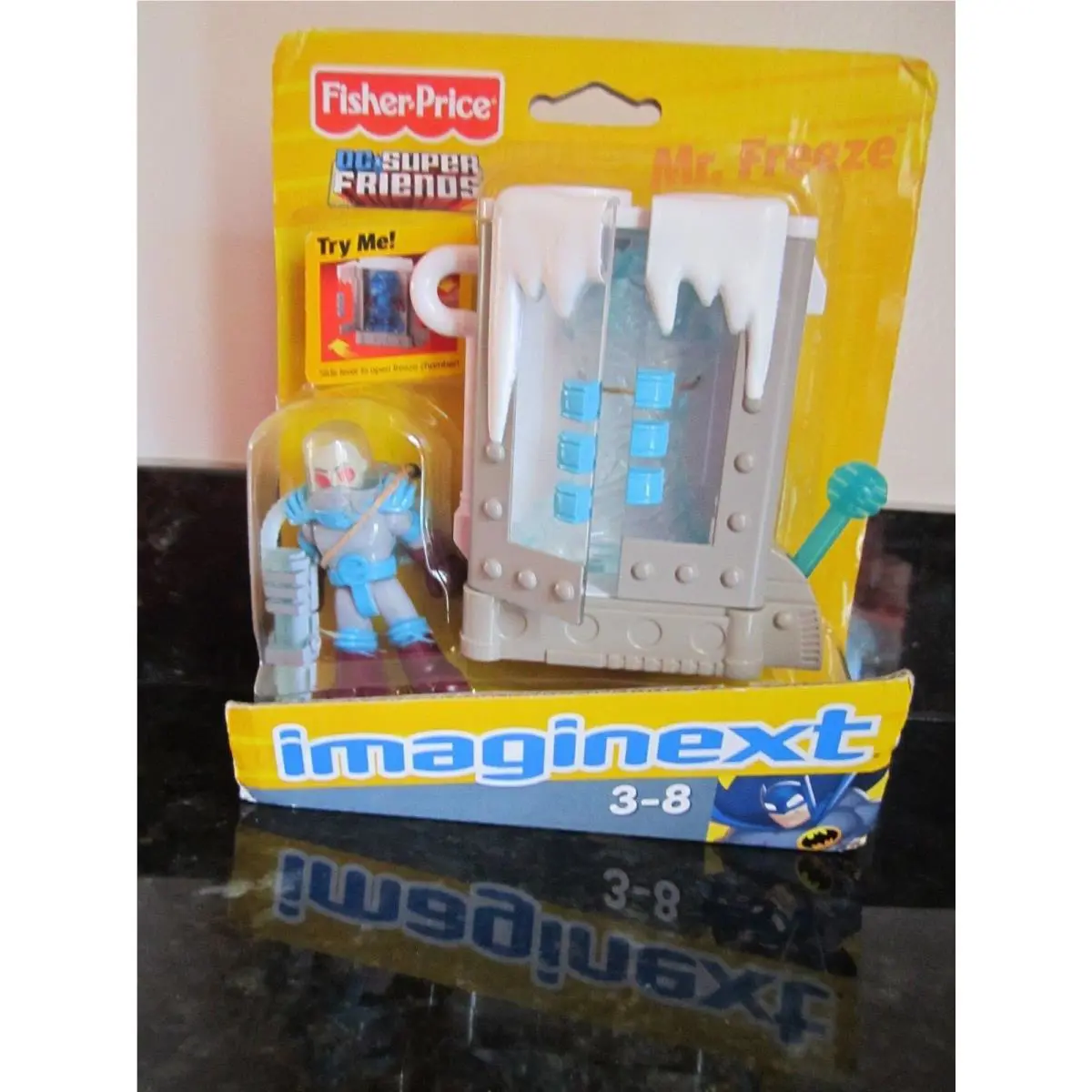 Imaginext DC Super Friends Fisher Price Mr.freeze Ice Chamber Frozen Villa