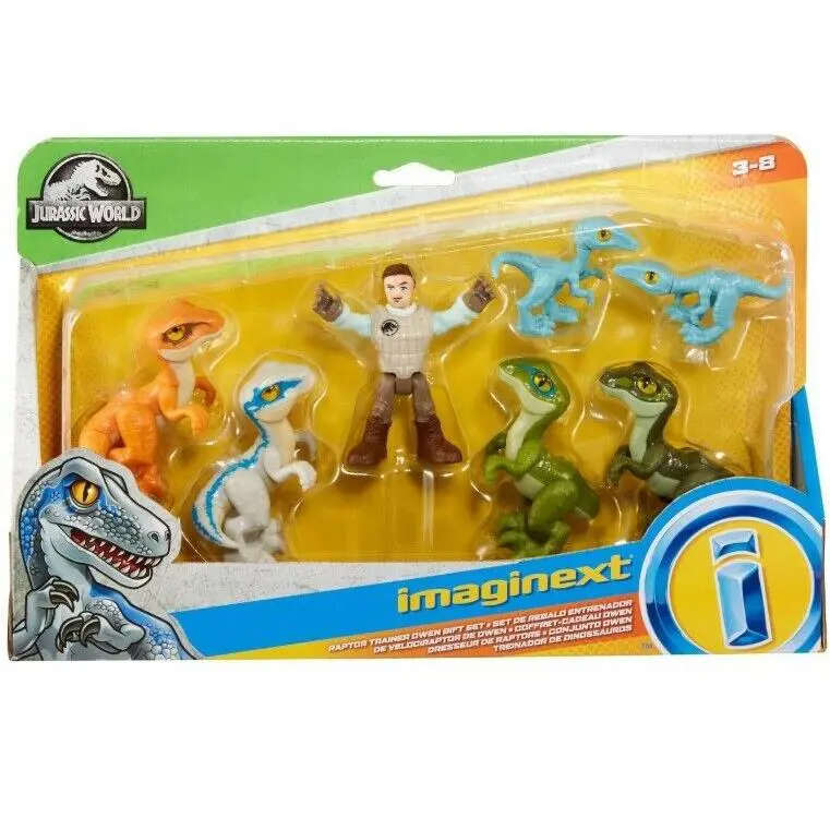 Imaginext Raptor Trainer Owen 7-Figure Gift Set