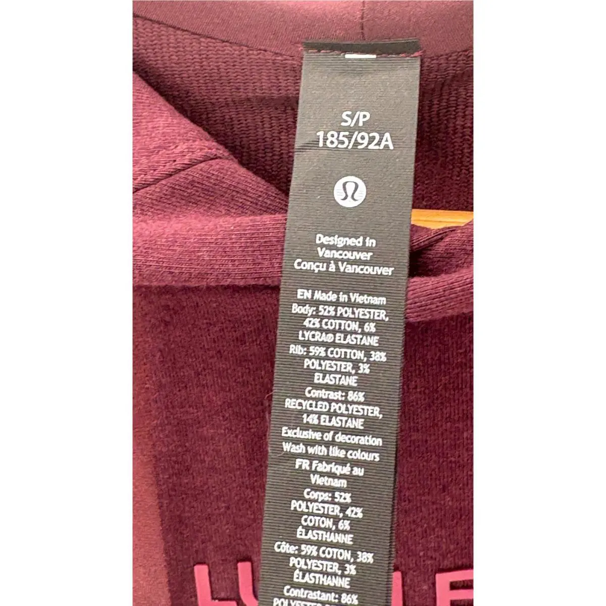 Lululemon clothing - Red 1