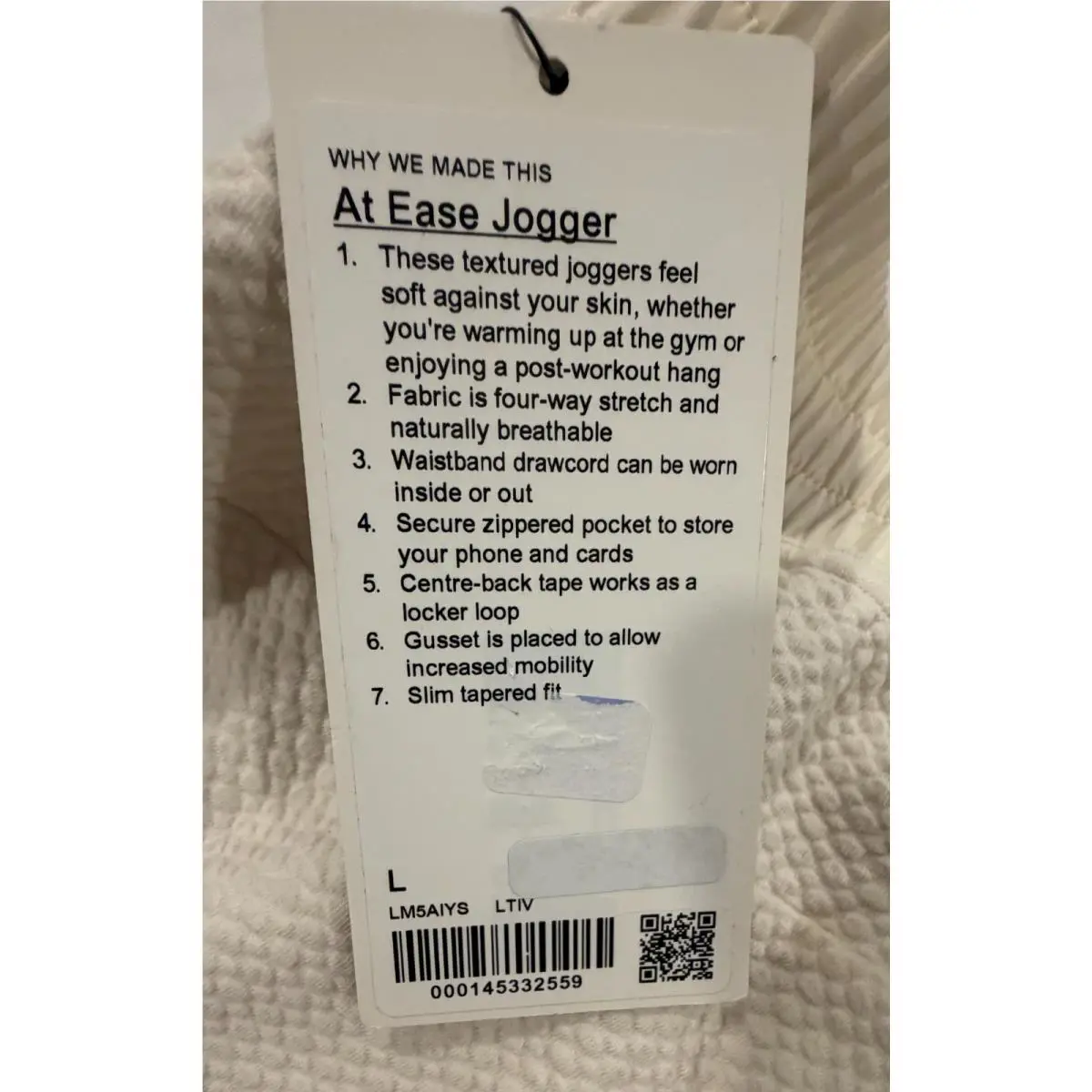Lululemon clothing - Ivory 1