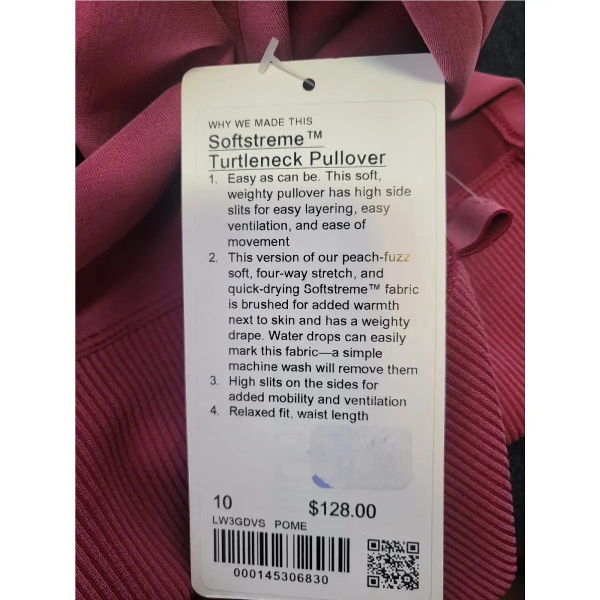 Lululemon clothing - Pink Red 8