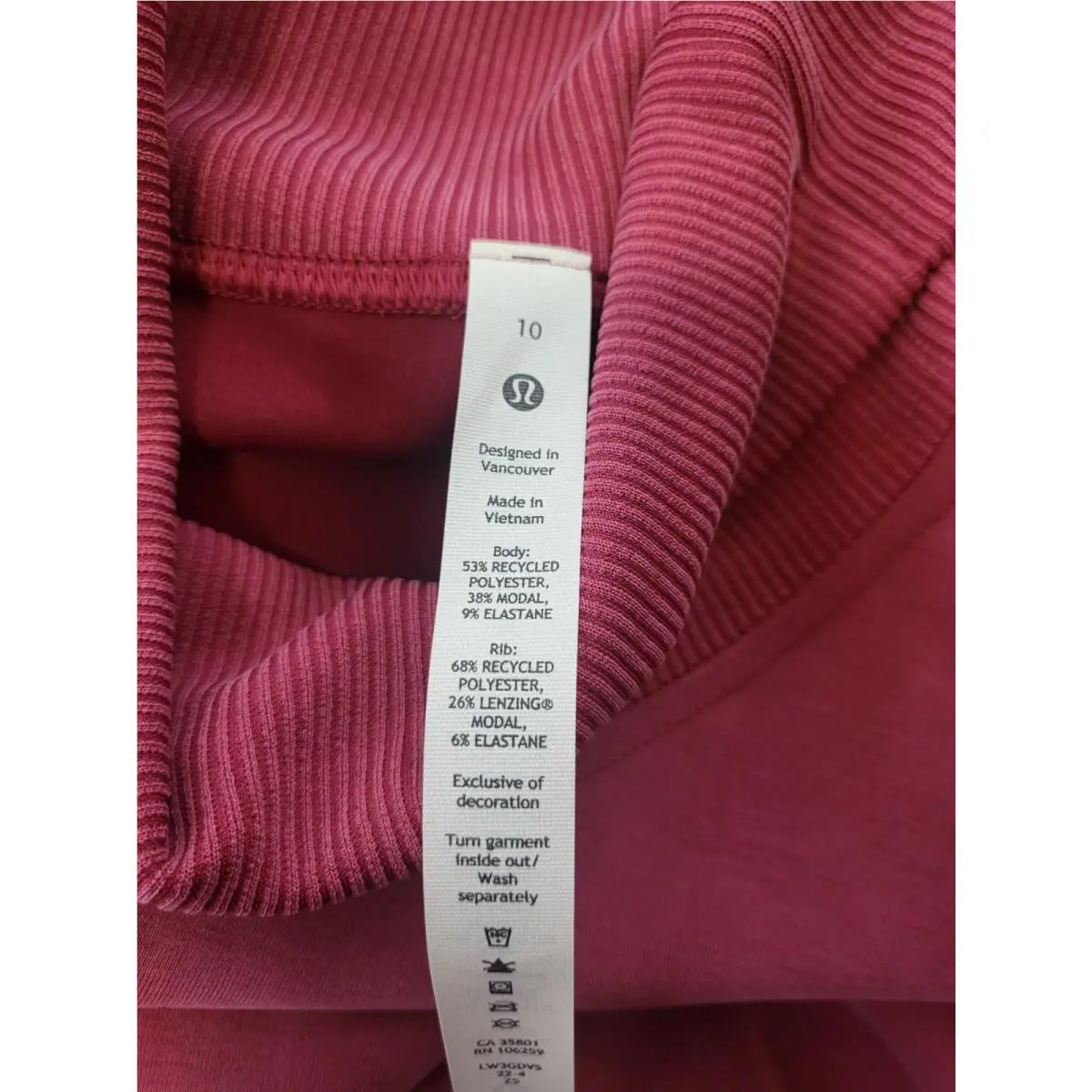 Lululemon clothing - Pink Red 7